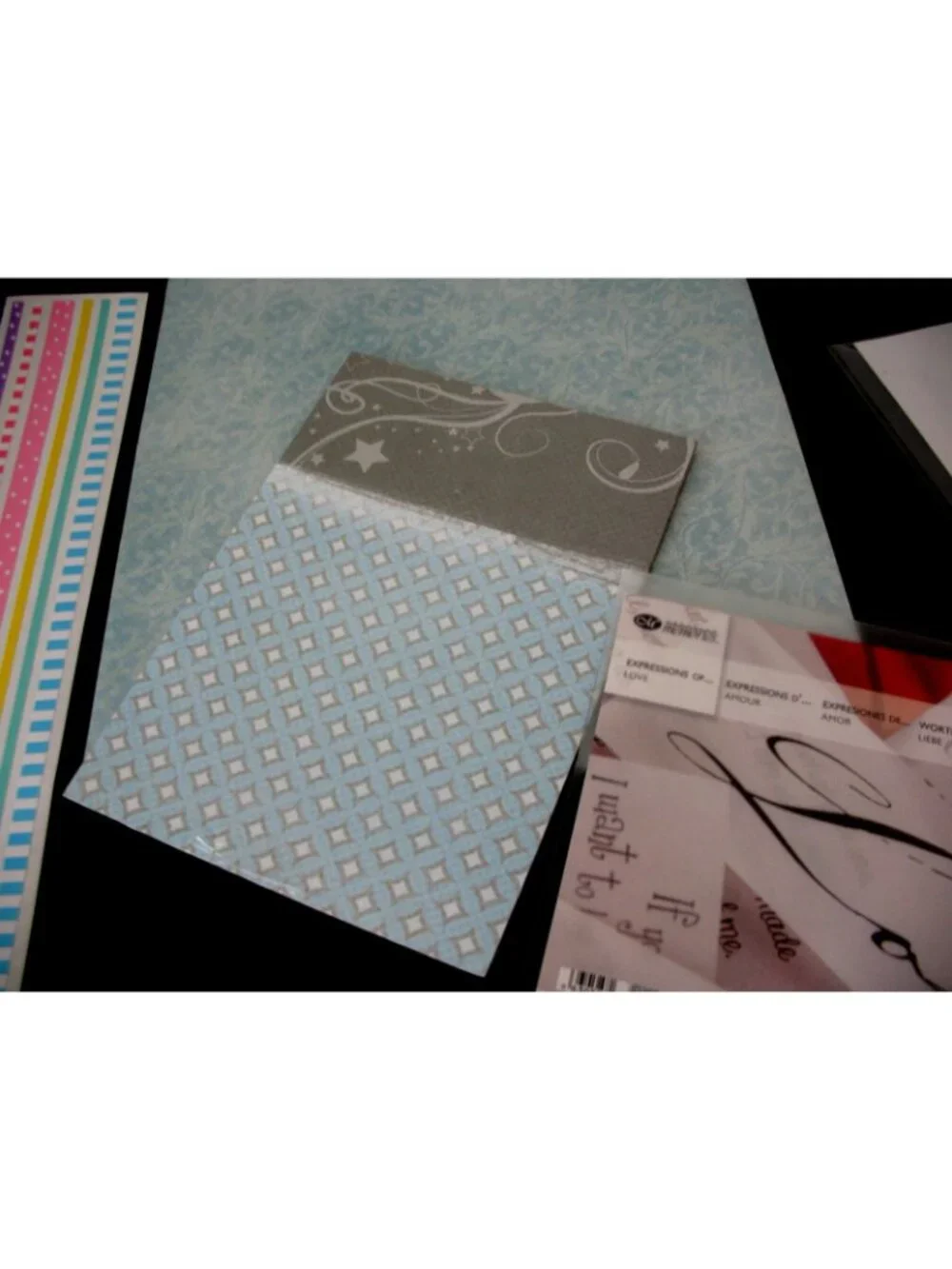 Creative Memories, 12x12 Winter Reflections 8 Sheets Paper Pack  NIP plus